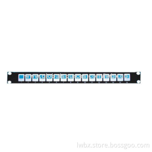 16/24/32 port 19" blank patch panel